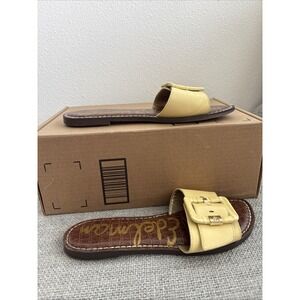Sam Edelman Slide Sandals Women's Size 9 Yellow